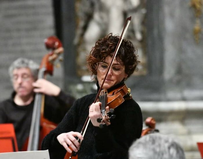 Sylvia Trabucco Violinista Teatro Carlo Felice Mario Trabucco 39431